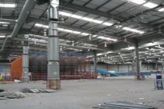 Former Greenford warehouse interior before construction of the John Carter film set